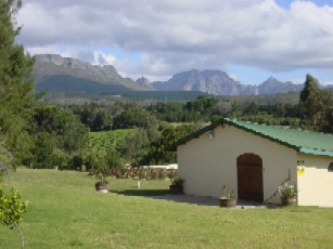 winery built into the hill to use gravity, not pumps